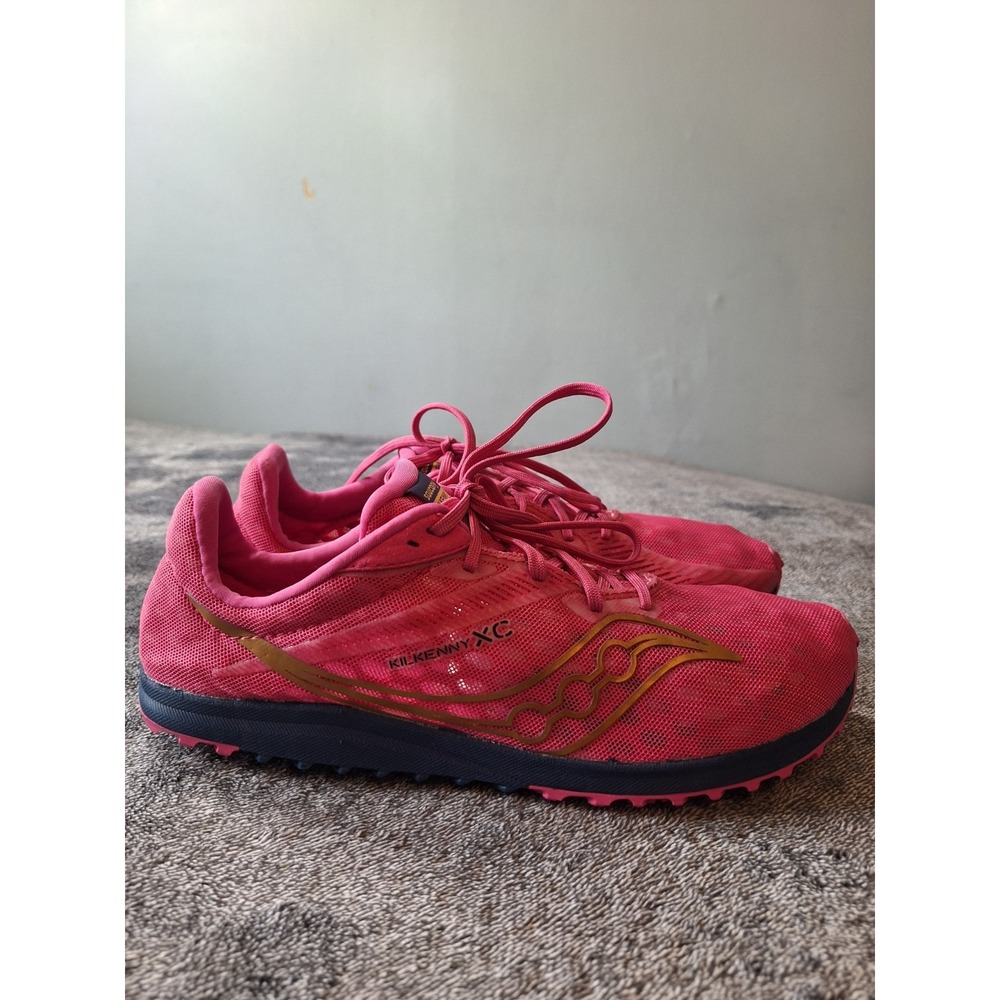 Saucony Kil Kenny XC Spike Cross Country‎ Running Sneakers Shoes Mens 9 Pink